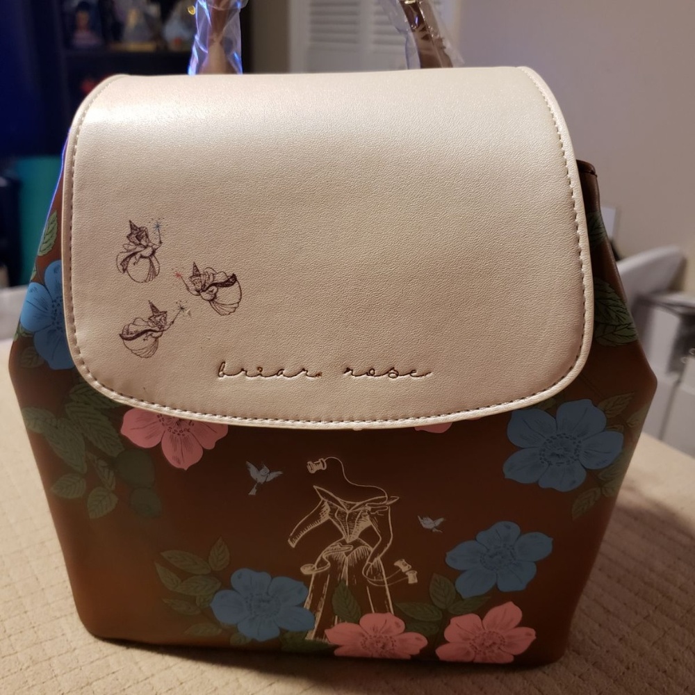 loungefly sleeping beauty briar rose backpack